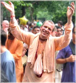 Sacinandana Swami at NY Ratha Yatra